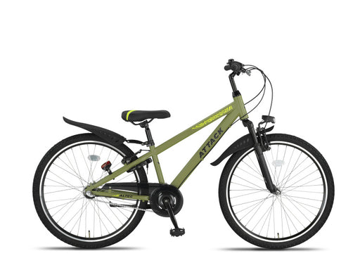 Attack MTB 26 Inch Boys 3SP Rim Brakes Army Green, Online σε Προσφορά Outlet Καταστήματος με μεγάλη έκπτωση και στην καλύτερη τιμή