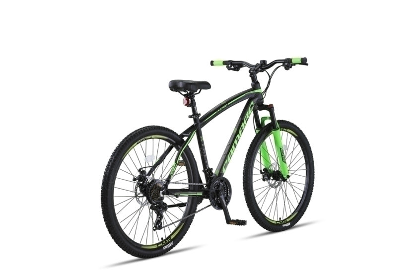 Camaro MTB 27.5 Inch 45 cm Unisex 21SP Mechanical disc brake Black/Green,