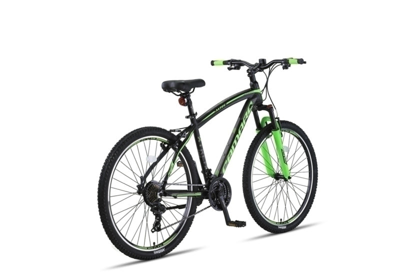 Camaro MTB 27.5 Inch 45 cm Unisex 21SP Rim Brakes Black/Green,