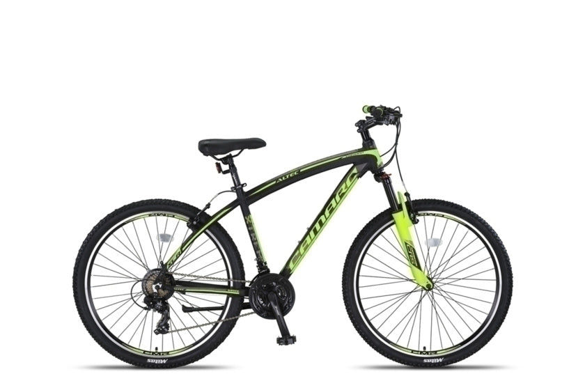 Camaro MTB 27.5 Inch 45 cm Unisex 21SP Rim Brakes Black/Lime, Online σε Προσφορά Outlet Καταστήματος με μεγάλη έκπτωση και στην καλύτερη τιμή
