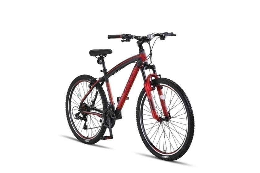 Camaro MTB 27.5 Inch 45 cm Unisex 21SP Rim Brakes Black/Red,