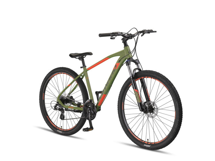 Camaro MTB 27.5 Inch 45 cm Unisex 24SP Hydraulic Disc Brake Army Green/Red, Online σε Προσφορά Outlet Καταστήματος με μεγάλη έκπτωση και στην καλύτερη τιμή