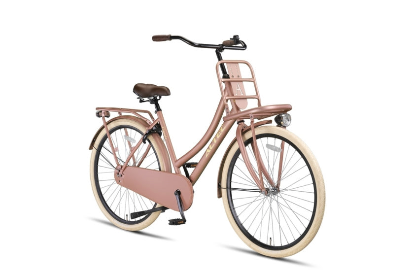 Classic 28 Inch 53 cm Women Coaster Brake Salmon,
