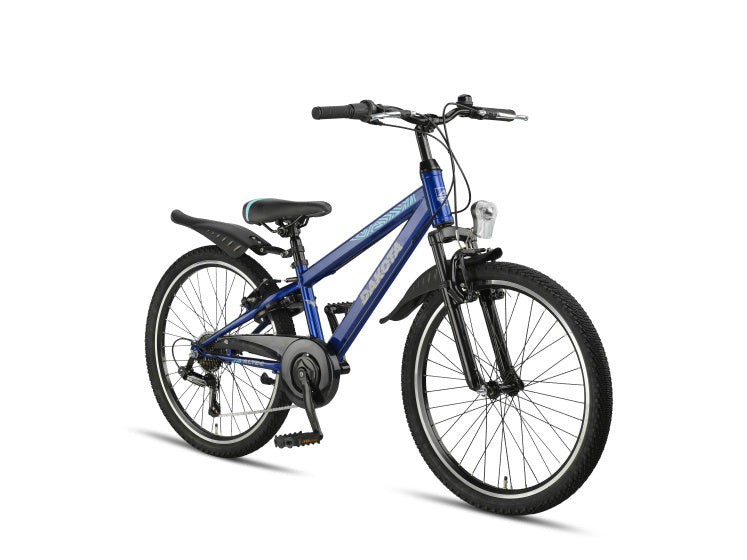 Dakota MTB 24 Inch Boys 7SP Rim Brakes Navy,