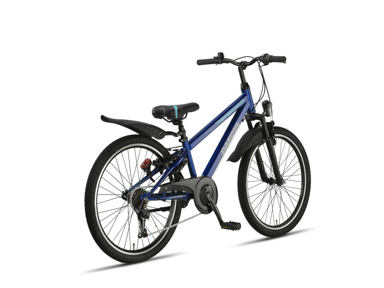 Dakota MTB 24 Inch Boys 7SP Rim Brakes Navy,