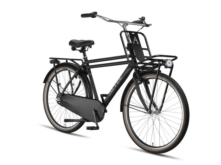 Dutch 28 Inch 57 cm Men 3SP Coaster Brake Matte black,