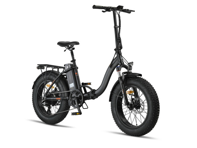 Focus-S Fatbike Vouwfiets 20 Inch 42 cm Unisex 8SP Coaster Brake Matte black,