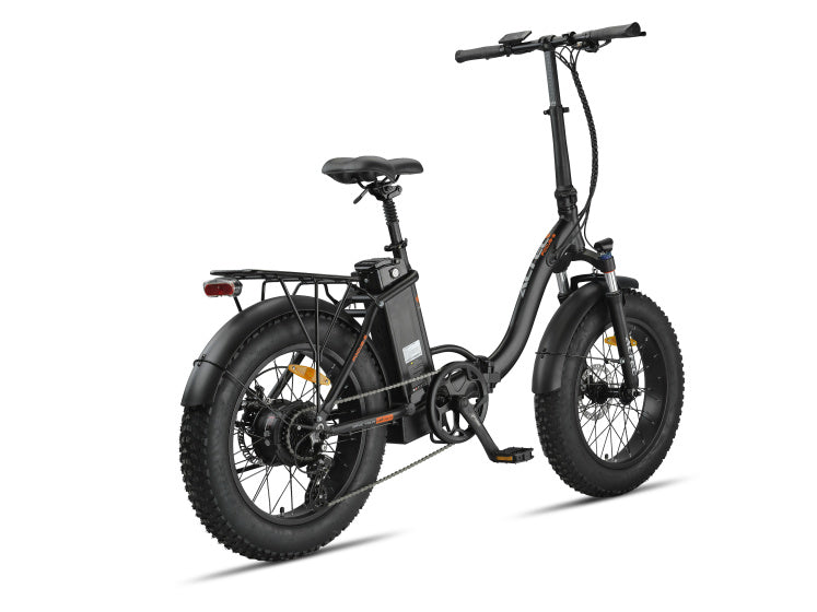 Focus-S Fatbike Vouwfiets 20 Inch 42 cm Unisex 8SP Coaster Brake Matte black,