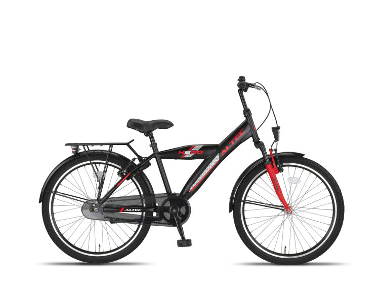 Hero 24 Inch Boys Rim Brakes Black/Red, Online σε Προσφορά Outlet Καταστήματος με μεγάλη έκπτωση και στην καλύτερη τιμή