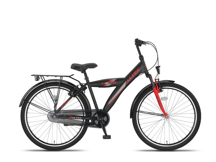 Hero 26 Inch Boys Rim Brakes Black/Red, Online σε Προσφορά Outlet Καταστήματος με μεγάλη έκπτωση και στην καλύτερη τιμή