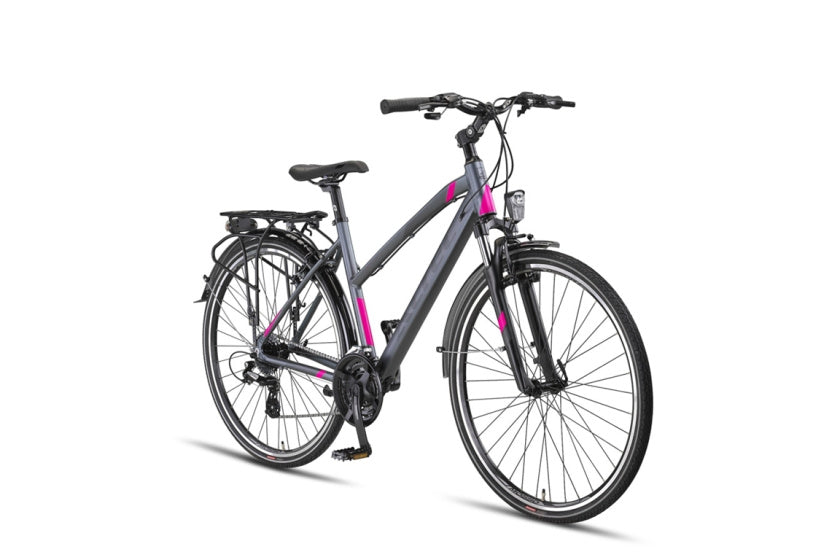 Legarda 28 Inch 49 cm Women 24SP Rim Brakes Anthracite,