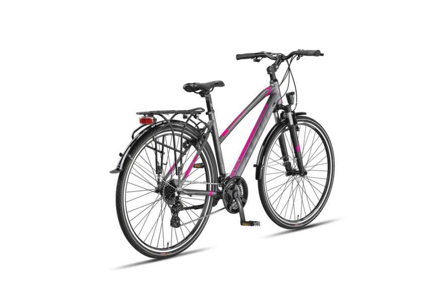 Legarda 28 Inch 49 cm Women 24SP Rim Brakes Anthracite,