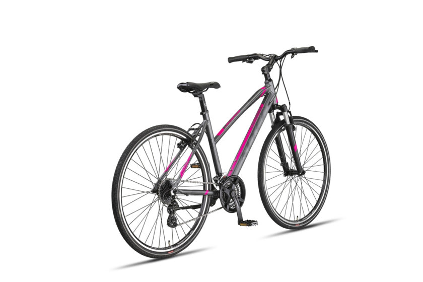 Legarda 28 Inch 49 cm Women 24SP Rim Brakes Anthracite,
