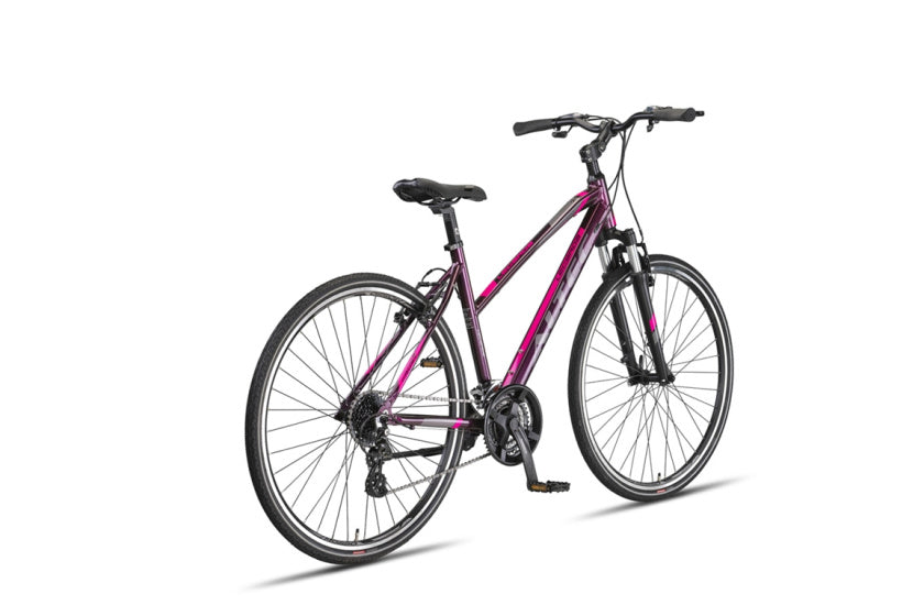 Legarda 28 Inch 49 cm Women 24SP Rim Brakes Purple,