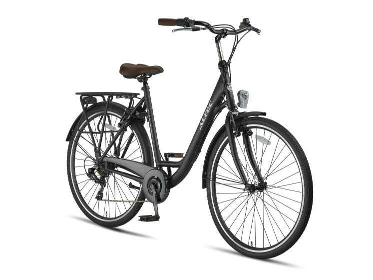 Metro 28 Inch 49 cm Women 7SP Rim Brakes Matte black,