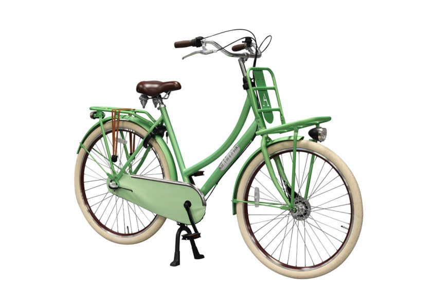 Retro 28 Inch 57 cm Women 3SP Roller brakes Light Green,