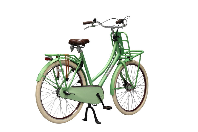 Retro 28 Inch 57 cm Women 3SP Roller brakes Light Green,