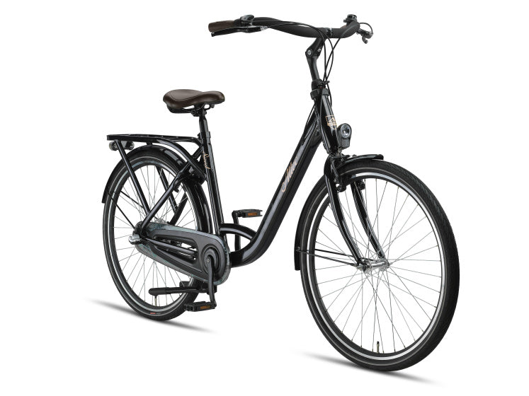Sweet Moederfiets 28 Inch 50 cm Women 3SP Roller brakes Black,