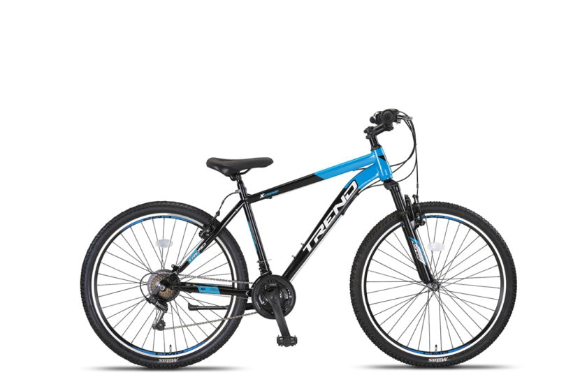 Trend MTB 27.5 Inch 46 cm Junior 21SP Rim Brakes Black/Blue, Online σε Προσφορά Outlet Καταστήματος με μεγάλη έκπτωση και στην καλύτερη τιμή