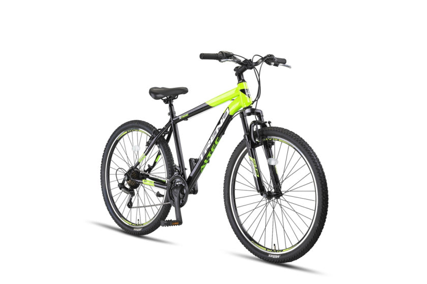 Trend MTB 27.5 Inch 46 cm Junior 21SP Rim Brakes Black/Lime,