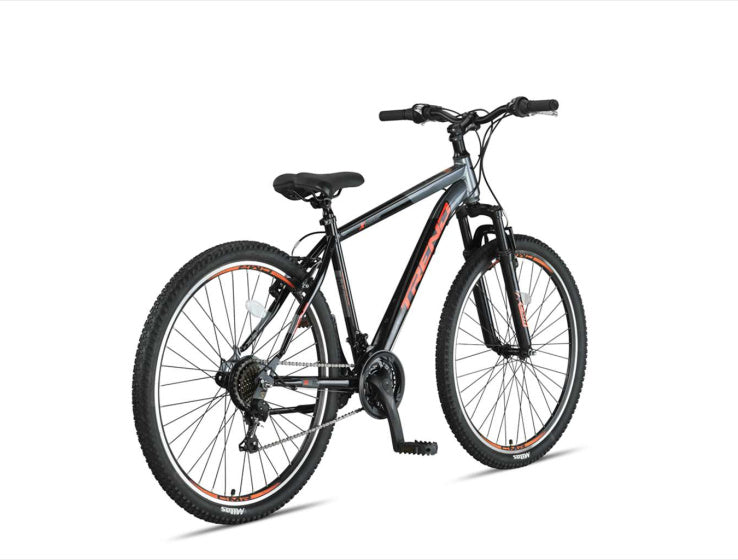 Trend MTB 27.5 Inch 46 cm Junior 21SP Rim Brakes Black/Orange,