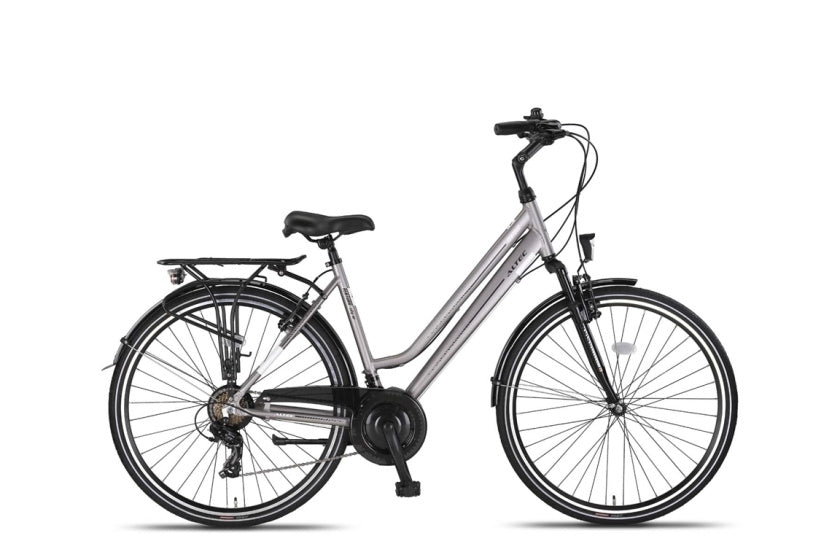 Ventura Trekking 28 Inch 50 cm Women 21SP Rim Brakes Silver, Online σε Προσφορά Outlet Καταστήματος με μεγάλη έκπτωση και στην καλύτερη τιμή