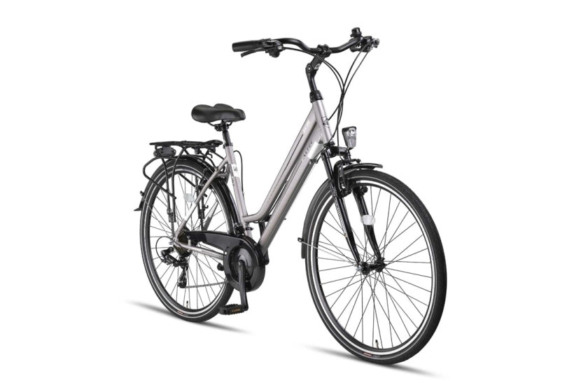 Ventura Trekking 28 Inch 50 cm Women 21SP Rim Brakes Silver,