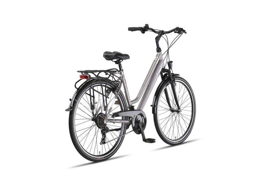 Ventura Trekking 28 Inch 50 cm Women 21SP Rim Brakes Silver,