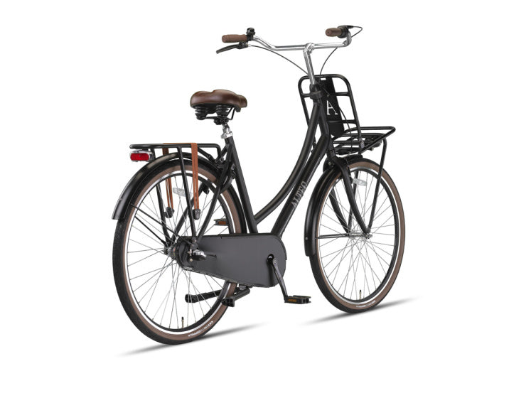 Vintage 28 Inch 50 cm Women 3SP Coaster Brake Matte black,