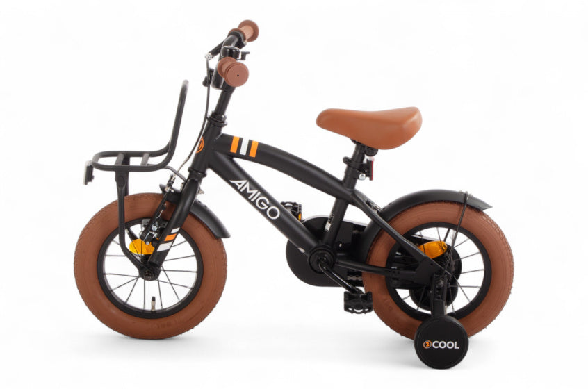 2Cool 12 Inch Boys Coaster Brake Black,