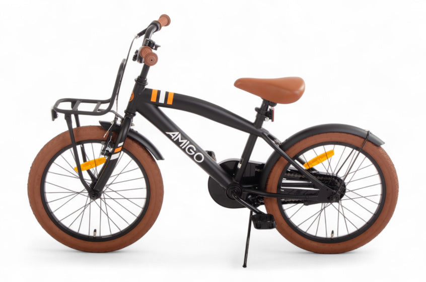 2Cool 18 Inch Boys Coaster Brake Black,