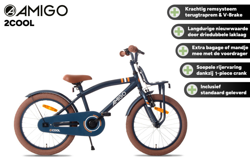 2Cool 20 Inch Boys Coaster Brake Blue,