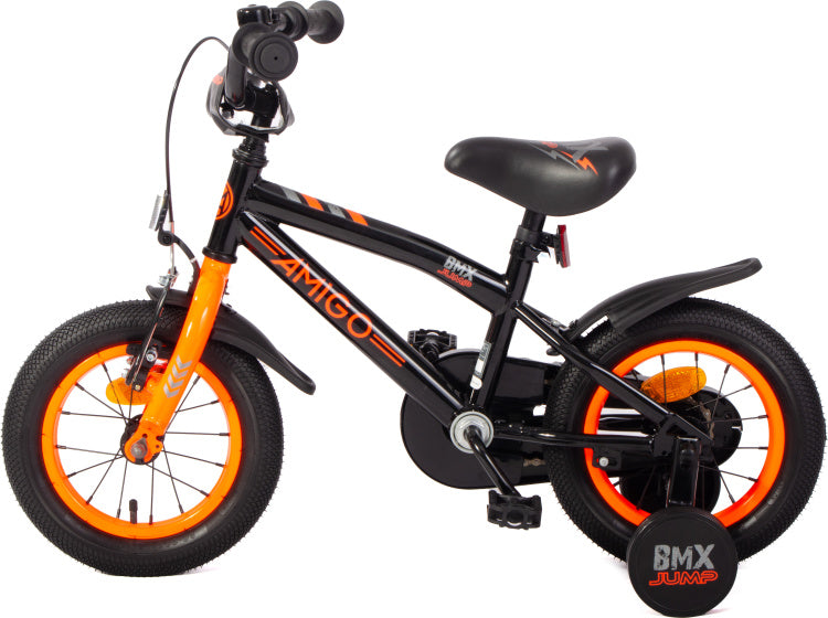 BMX Jump 12 Inch 22 cm Boys Coaster Brake Black/Neon Orange, Online σε Προσφορά Outlet Καταστήματος με μεγάλη έκπτωση και στην καλύτερη τιμή