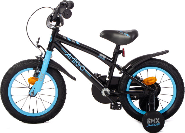 BMX Jump 14 Inch 22,5 cm Boys Coaster Brake Black/Blue, Online σε Προσφορά Outlet Καταστήματος με μεγάλη έκπτωση και στην καλύτερη τιμή