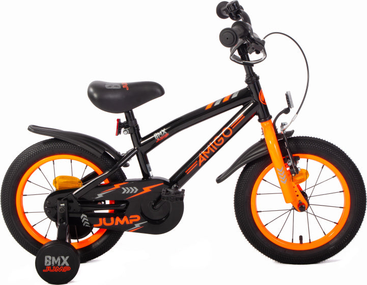 BMX Jump 14 Inch 22,5 cm Boys Coaster Brake Black/Neon Orange, Online σε Προσφορά Outlet Καταστήματος με μεγάλη έκπτωση και στην καλύτερη τιμή