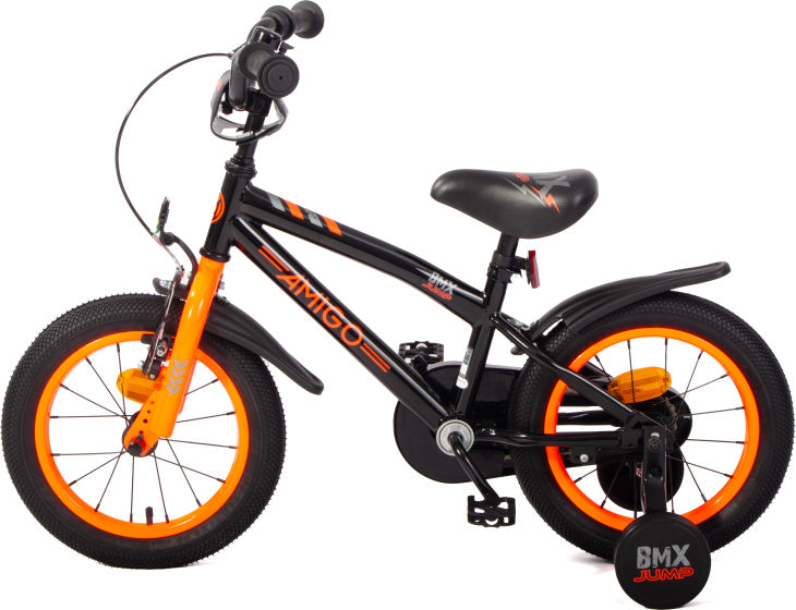 BMX Jump 14 Inch 22,5 cm Boys Coaster Brake Black/Neon Orange, Online σε Προσφορά Outlet Καταστήματος με μεγάλη έκπτωση και στην καλύτερη τιμή