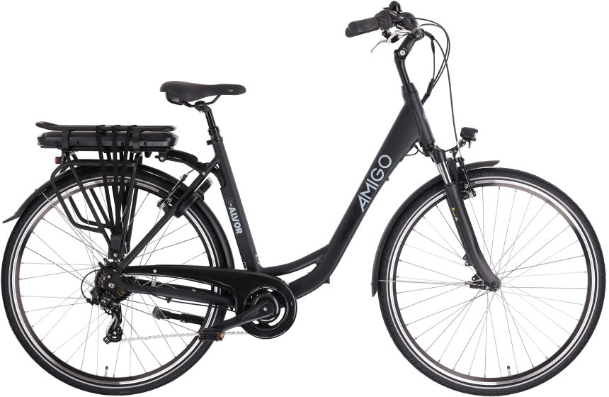 E-Alvor D2 28 Inch 50 cm Women 7SP Rim Brakes Matte black, Online σε Προσφορά Outlet Καταστήματος με μεγάλη έκπτωση και στην καλύτερη τιμή