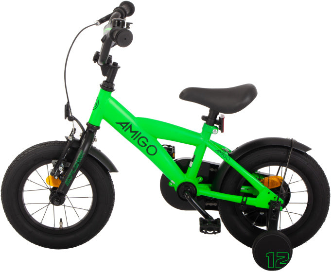 Explorer 12 Inch Boys Coaster Brake Green/Black,