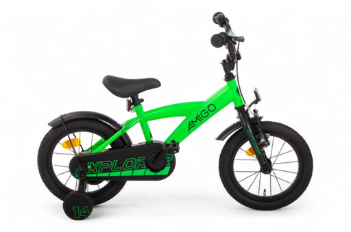 Explorer 14 Inch Boys Coaster Brake Green/Black, Online σε Προσφορά Outlet Καταστήματος με μεγάλη έκπτωση και στην καλύτερη τιμή