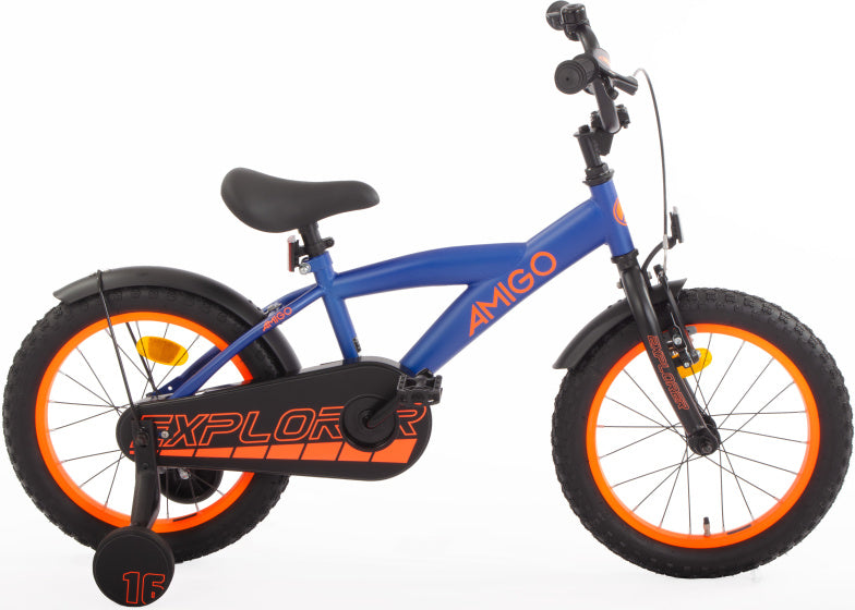 Explorer 16 Inch Boys Coaster Brake Blue/Orange, Online σε Προσφορά Outlet Καταστήματος με μεγάλη έκπτωση και στην καλύτερη τιμή