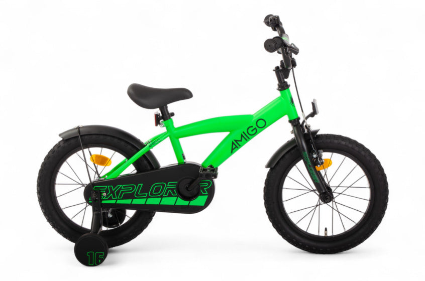 Explorer 16 Inch Boys Coaster Brake Green/Black, Online σε Προσφορά Outlet Καταστήματος με μεγάλη έκπτωση και στην καλύτερη τιμή