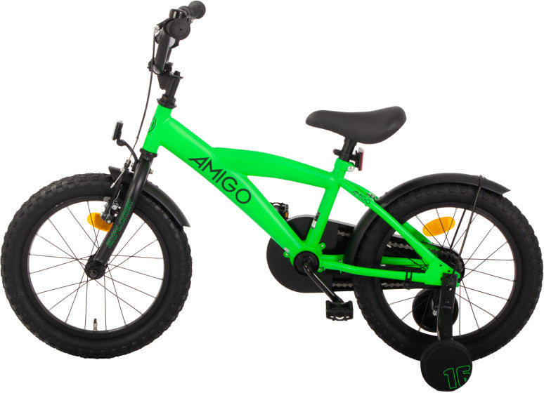 Explorer 16 Inch Boys Coaster Brake Green/Black,