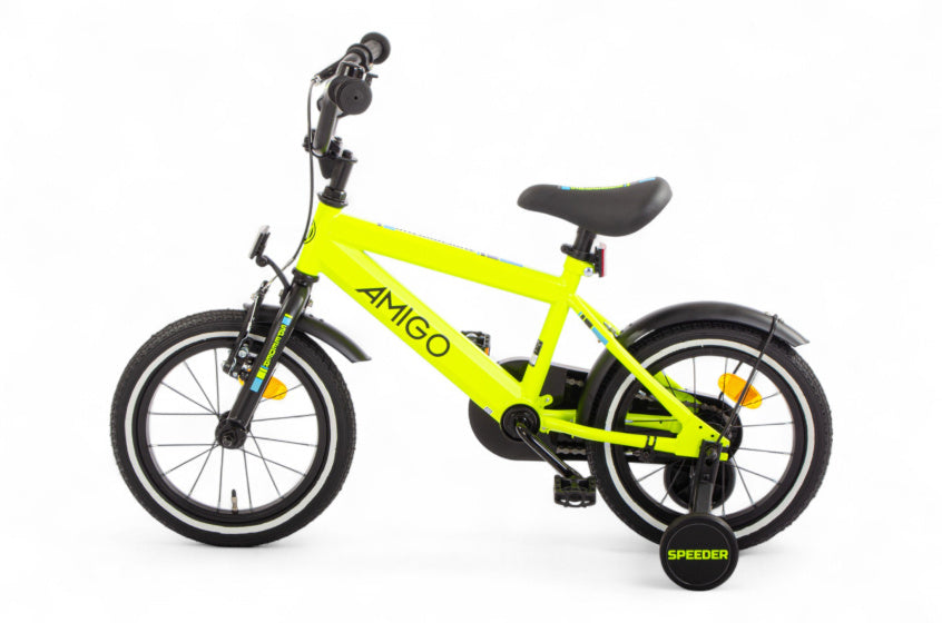 Speeder 14 Inch Boys Coaster Brake Yellow/Black,
