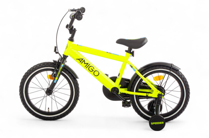 Speeder 16 Inch Boys Coaster Brake Yellow/Black,