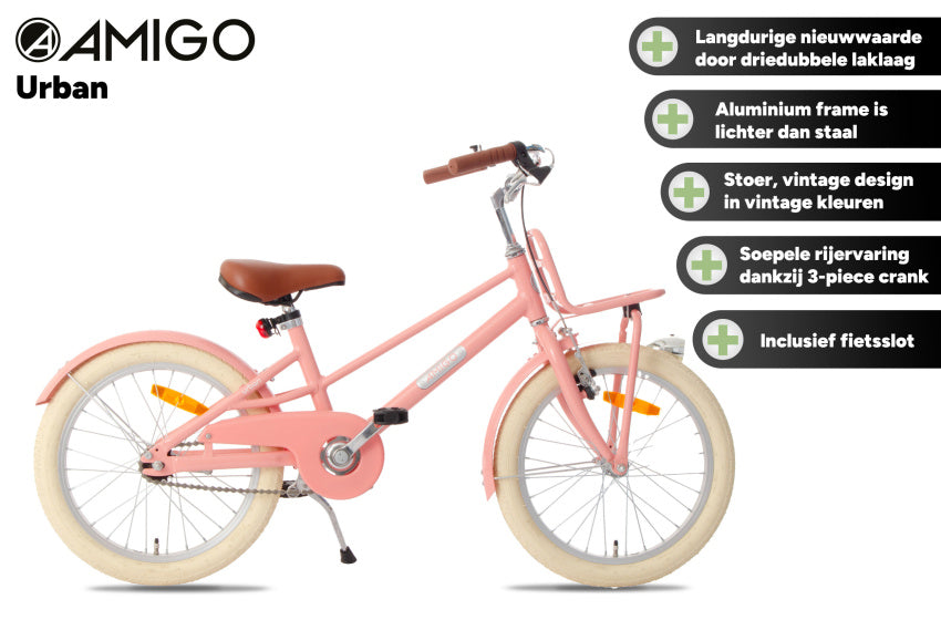 Urban Aluminium Frame 24 Inch Girls Coaster Brake Salmon, Online σε Προσφορά Outlet Καταστήματος με μεγάλη έκπτωση και στην καλύτερη τιμή