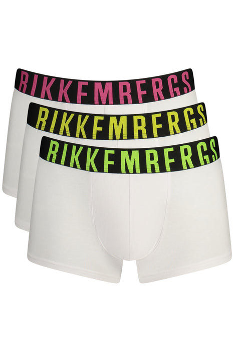 Bikkembergs Mens White Boxer