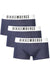 Bikkembergs Mens Boxer Blue