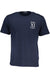 Bikkembergs Mens Short Sleeved T-Shirt Blue