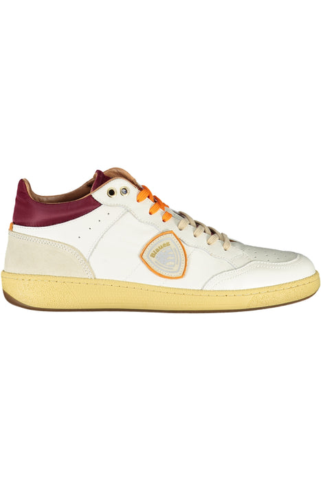 Blauer White Mens Sports Shoes