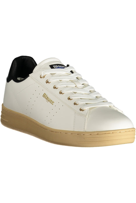 Blauer White Mens Sports Shoes